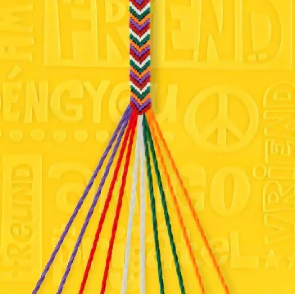 NIB Firendship Bracelet Making Kit Pre-Cut Threads, Portable Loom with Storage